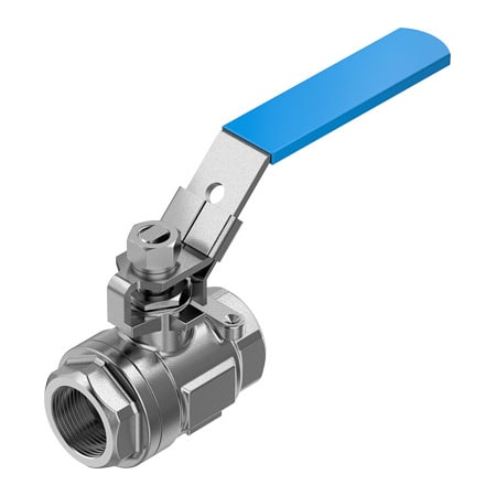 Festo Ball Valve VZBE-1-T-63-D-2-M-V15V15 VZBE-1-T-63-D-2-M-V15V15